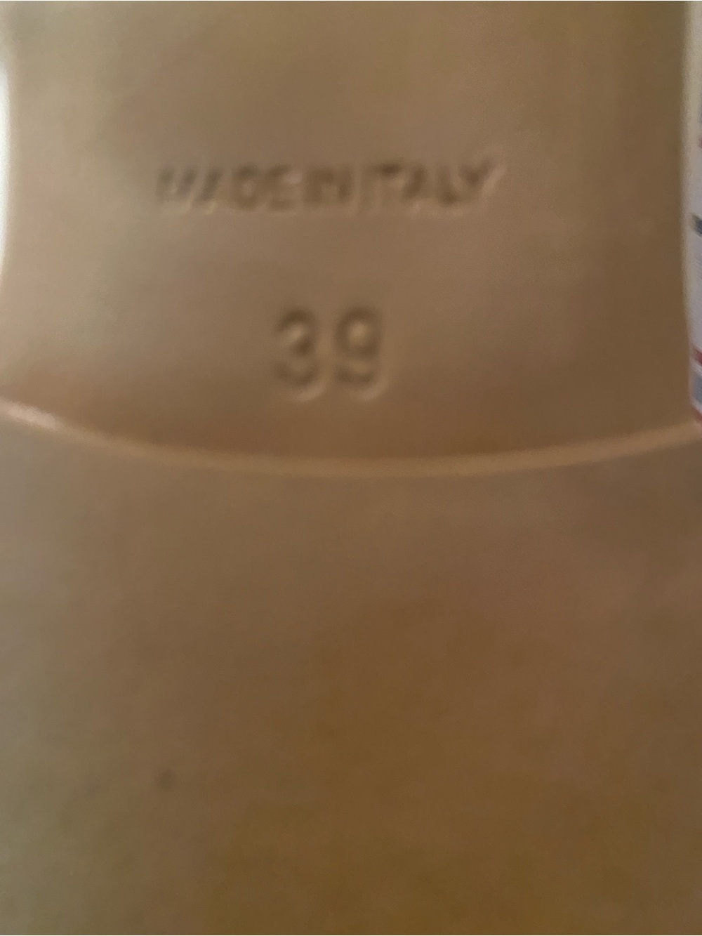 Riccardo Boccia NWT Size 9 Cream Leather Cutout Mary Jane Flats Made in Italy - Picture 15 of 15